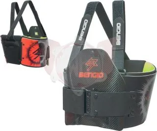 BENGIO BUMPER AB7 FIA 8870-2018, SCHWARZ-ORANGE