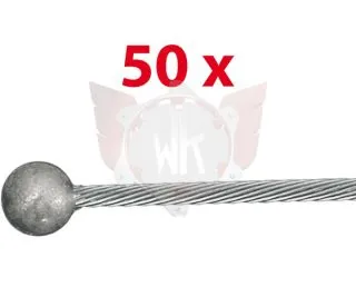BREMS,-KUPPLUNGSSEIL Ø1,9mm, 1x19, 50 Stück