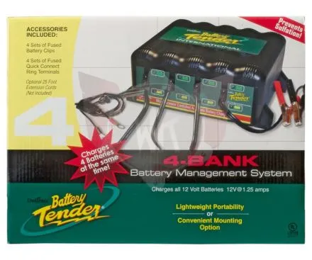 4 Bank International Battery Tender Plus