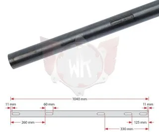 ACHSE 1040x40x3mm MEDIUM 5 KEYS