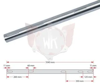 ACHSE 1040x40x3mm EXTRA SOFT 5 KEYS