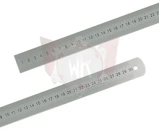 MASSSTAB 300 x 30 x 0,8mm HALBSTARR