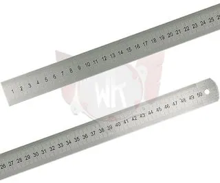 MASSSTAB 500 x 30 x 0,8mm HALBSTARR