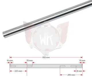 ACHSE 950x30x5mm HART
