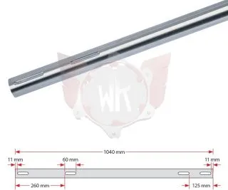 ACHSE 1040x40x3mm HART 100ccm