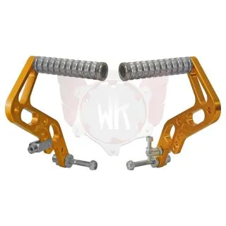 PEDAL-SET CNC ALUMINIUM ORANGE