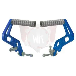 PEDAL-SET CNC ALUMINIUM BLAU