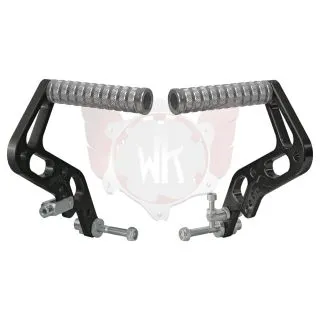 PEDAL-SET CNC ALUMINIUM SCHWARZ