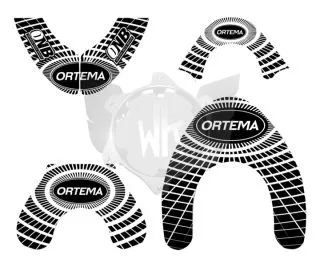 ORTEMA STICKER KIT SCHWARZ GRÖSSE XL