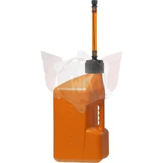 ORANGER KANISTER 20L MIT SCHWARZEM DECKEL