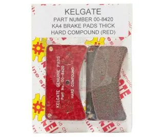 SATZ BREMSBELÄGE KA4 HART (ROT)