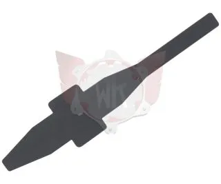 Gummiplatte Batterie Farbe schwarz