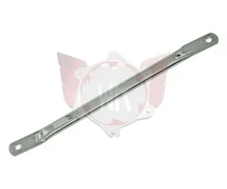 SITZHALTER OVAL 36cm VERCHROMT
