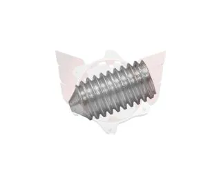 MADENSCHRAUBE M6x12mm VERZINKT