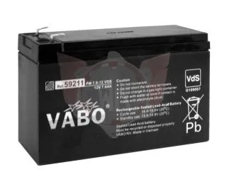BATTERIE VABO PM 7.0-12 SLA 12 VOLT 7 AH