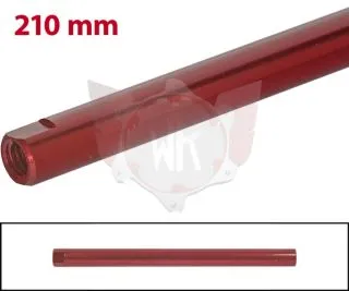 SPURSTANGE RUND 210mm  ROT ELOXIERT