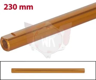 SPURSTANGE RUND 230mm  ORANGE ELOXIERT