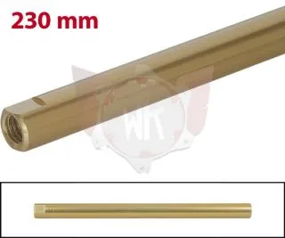 SPURSTANGE RUND 230mm  GOLD ELOXIERT