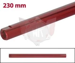 SPURSTANGE RUND 230mm  ROT ELOXIERT