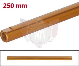 SPURSTANGE RUND 250mm ORANGE ELOXIERT