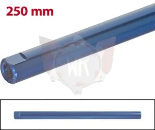 SPURSTANGE RUND 250mm  BLAU ELOXIERT