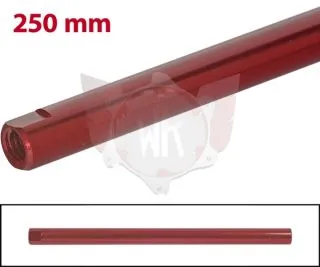 SPURSTANGE RUND 250mm  ROT ELOXIERT