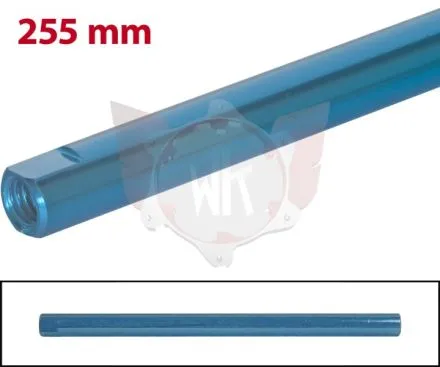 SPURSTANGE RUND 255mm  TÜRKIS ELOXIERT