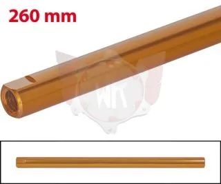 SPURSTANGE RUND 260mm  ORANGE ELOXIERT