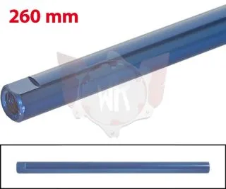 SPURSTANGE RUND 260mm  BLAU ELOXIERT