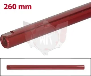 SPURSTANGE RUND 260mm  ROT ELOXIERT