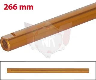 SPURSTANGE RUND 266mm  ORANGE ELOXIERT