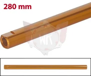 SPURSTANGE RUND 280mm  ORANGE ELOXIERT