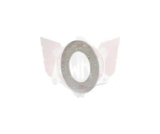 Anlaufscheibe silber bronze rund