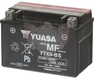 BATTERIE YUASA J YTX9-BS 12VOLT 8,4AH