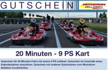 20 Minuten 9 PS Kart fahren