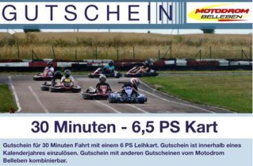 30 Minuten 6,5 PS Kart fahren